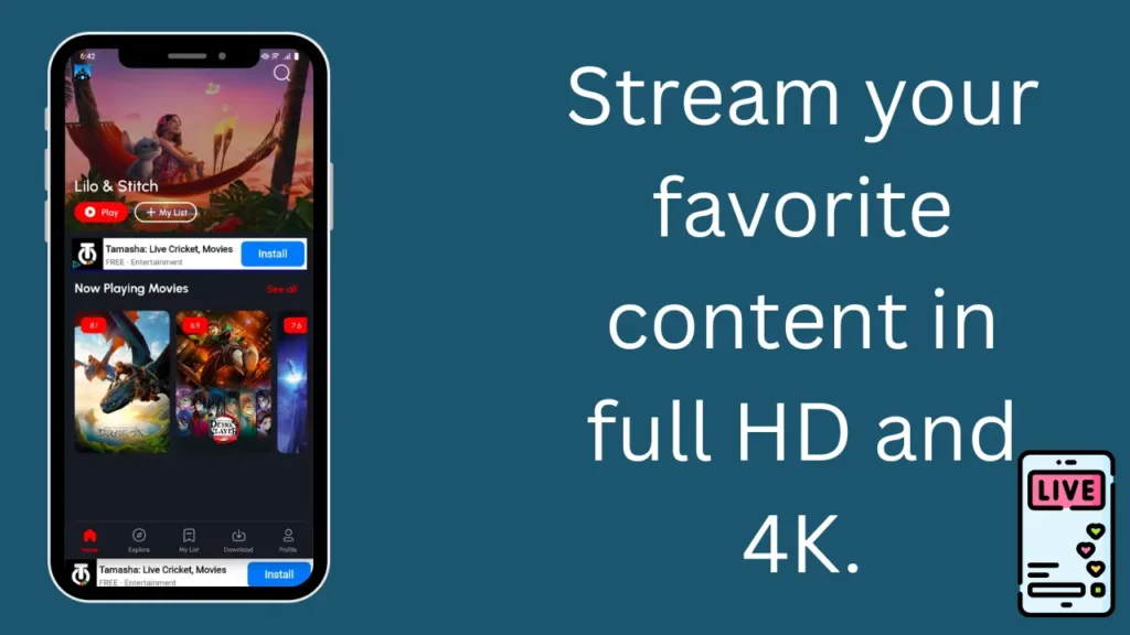 Stream in full HD